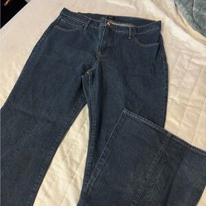 Express Dark Blue Flare Jeans